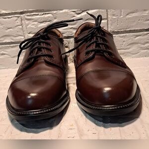 Dockers Dark Brown Leather Oxfords
